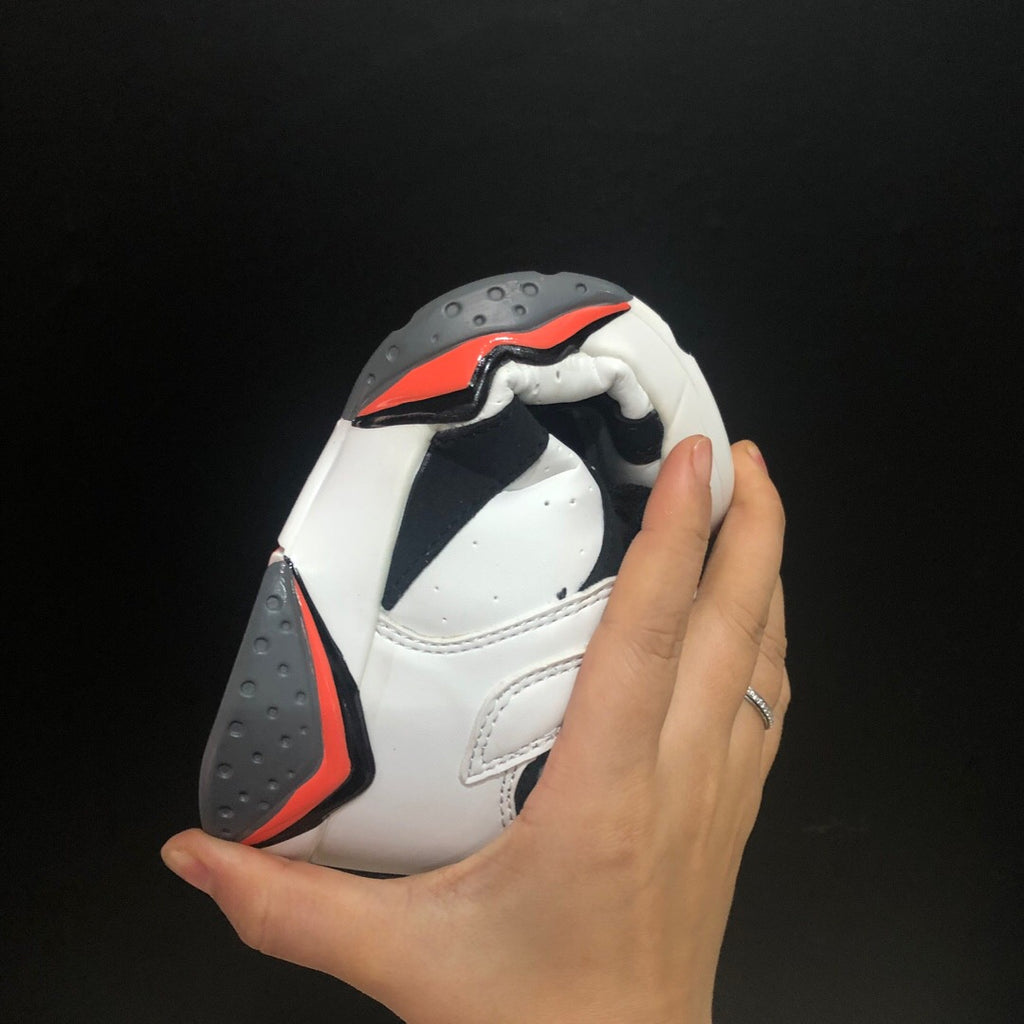 Jordan 7" white, orange"