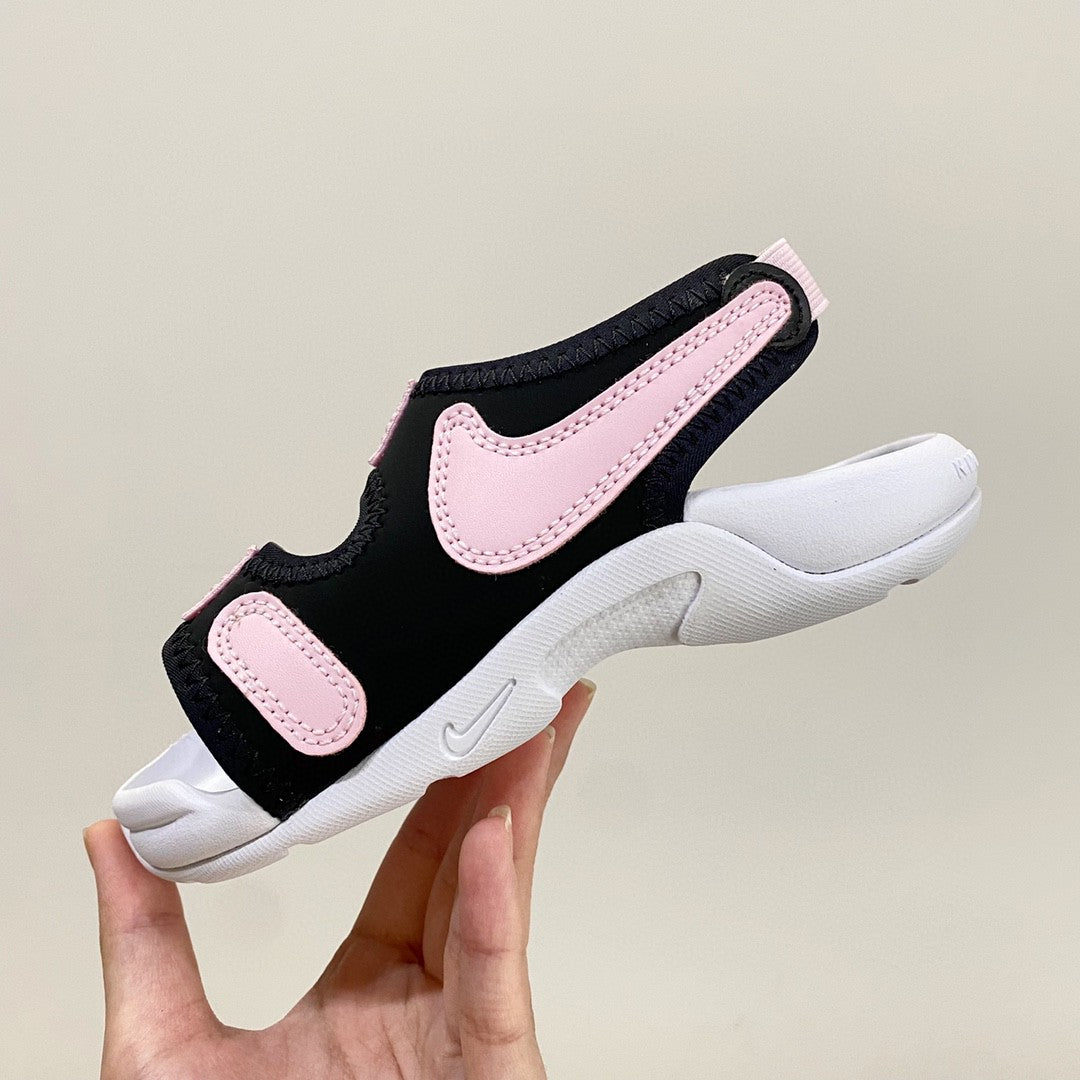 Nike Sunray Adjust 6 (TD) Children's Sandals" white, black, pink"