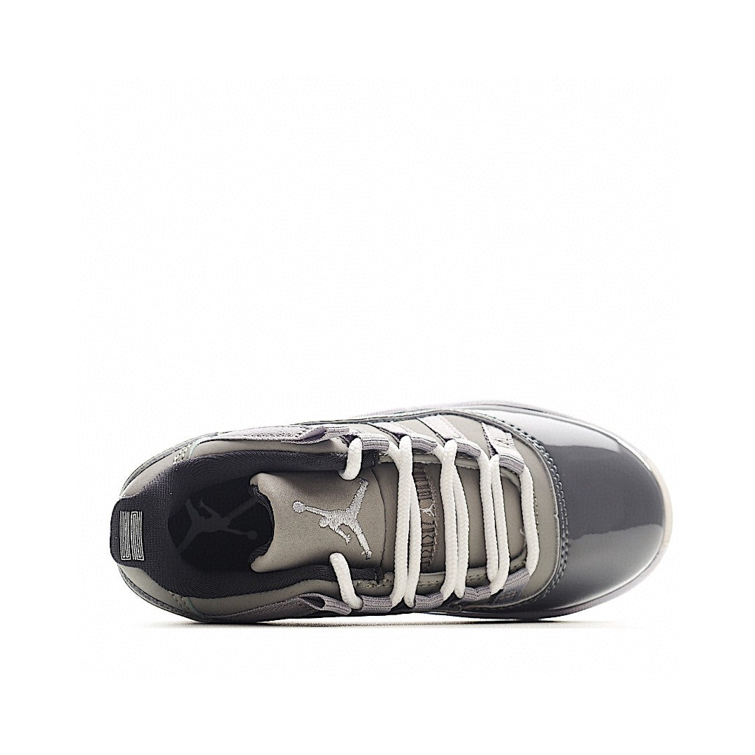 The classic AJ11 is back, mid-top" gray"