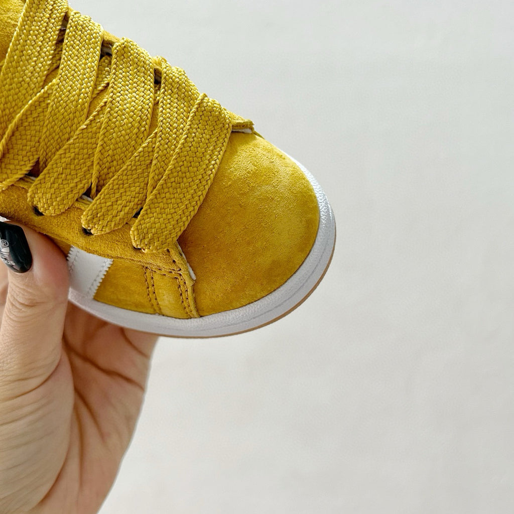 Adidas bread Dexter lace-up pig leather sneakers" yellow"