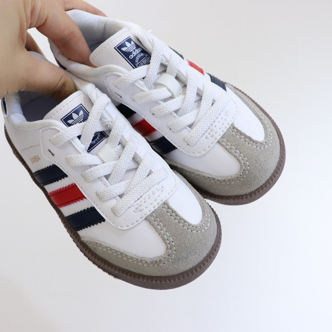Adidas children's training shoes" white"