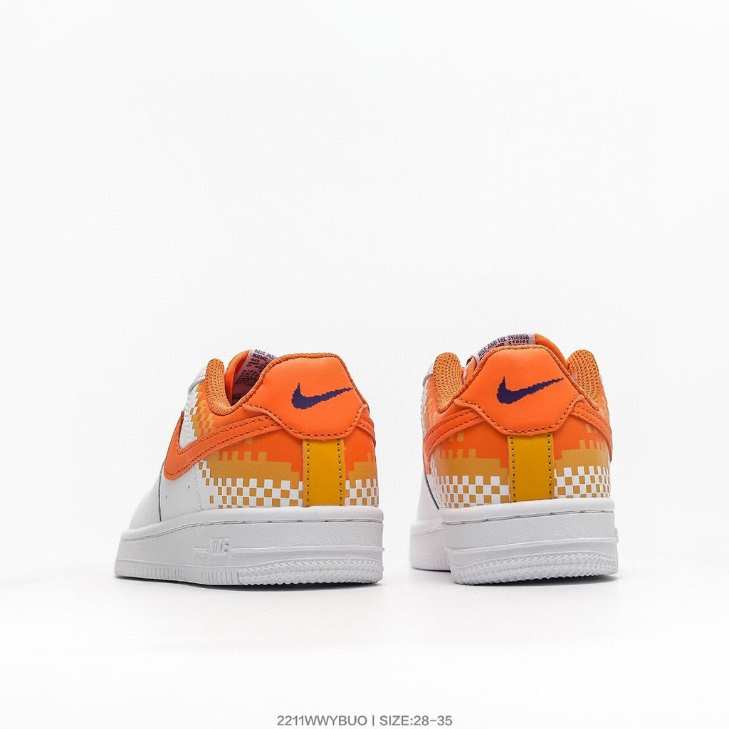 Nike Air Force 1 '07 Low-top versatile" white, Orange"