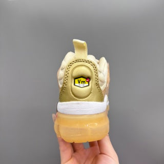 Nike AIR MAX plus full-length air cushion children's sports shoes " cream color"