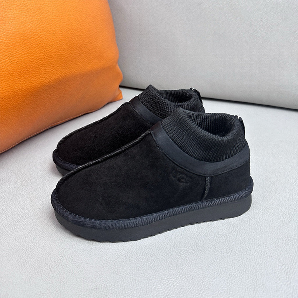 U-GG Classic short boots for kids" black"