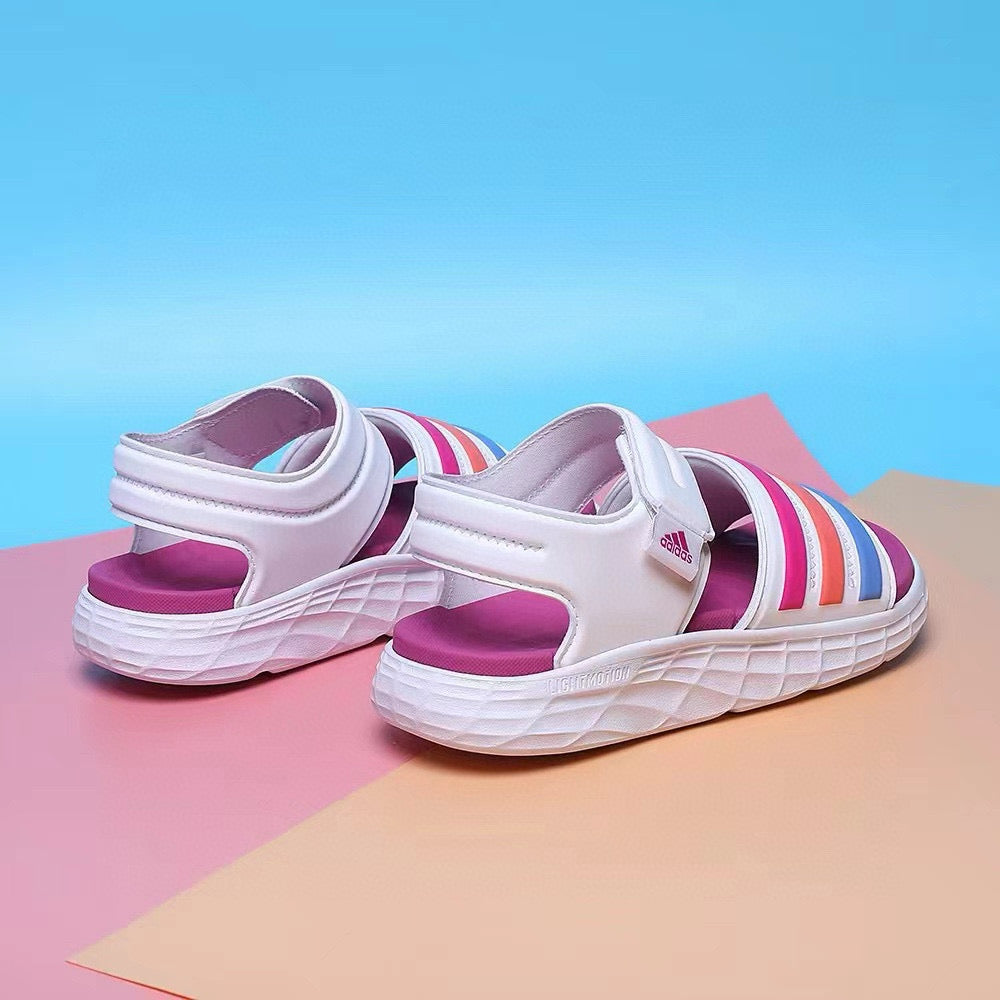 Adidas Durango Sandals lightweight non-slip wear-resistant sandals " white, fuchsia"