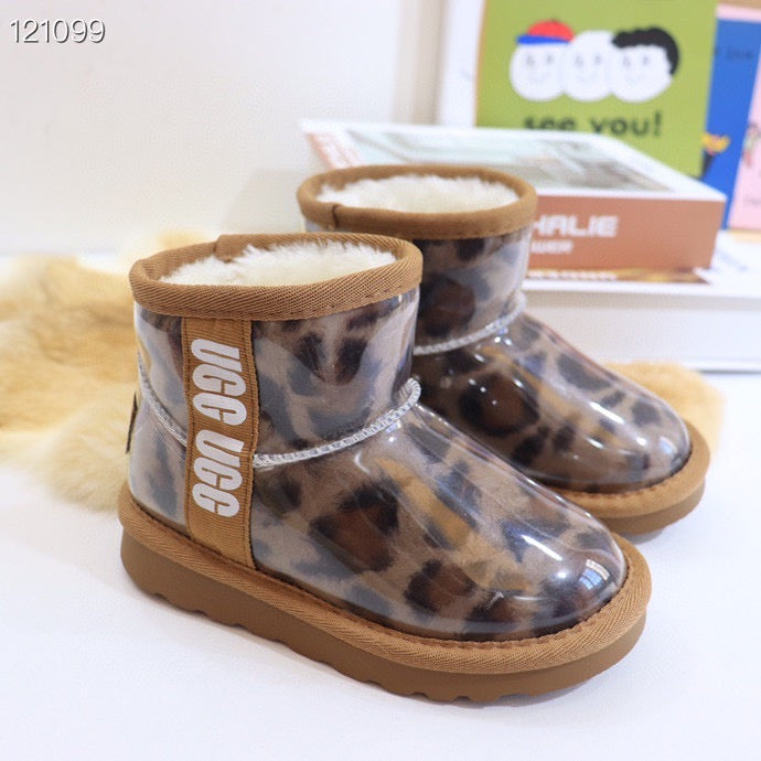 UGG children's jelly boots " brown, black, and tan"