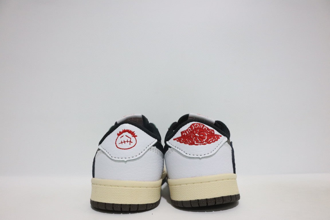 Jordan low-top hook series" white, black, dark olive green"