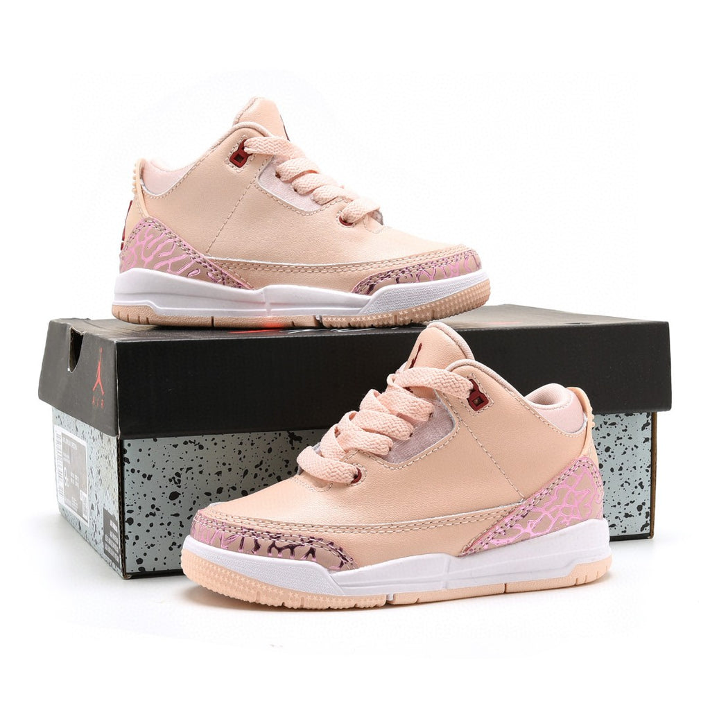 Jordan AJ3 children's shoes" light peach, pink"
