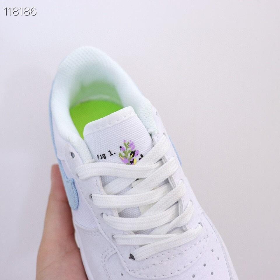 Air Force low-top lace-up sneakers" white"