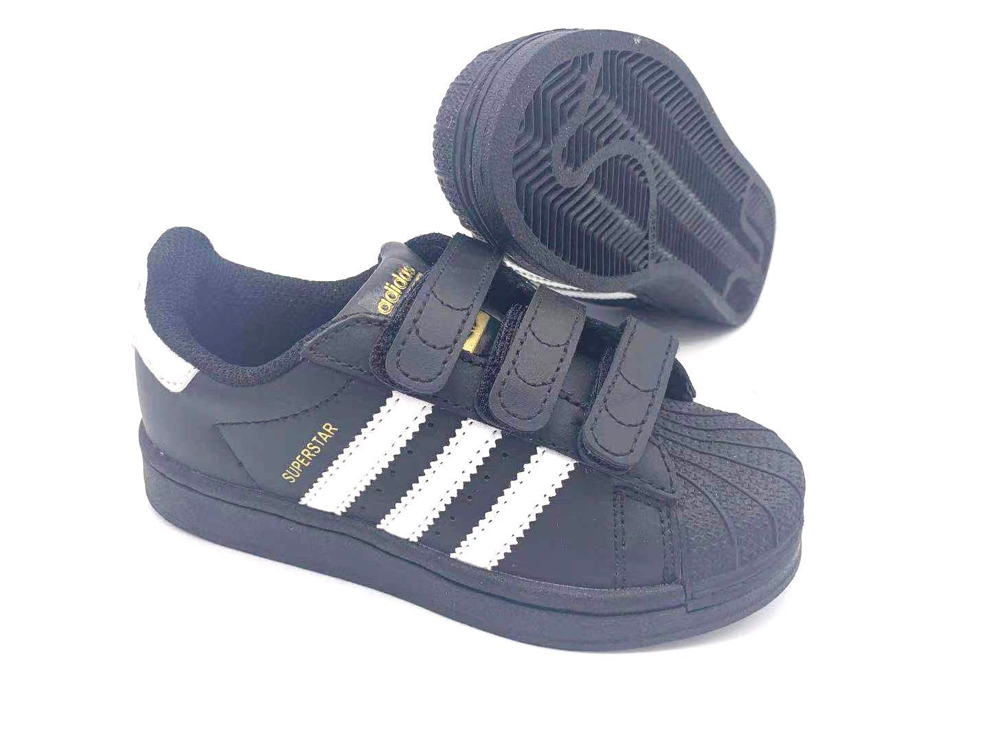 Adidas classic shell toe children's shoes" black"