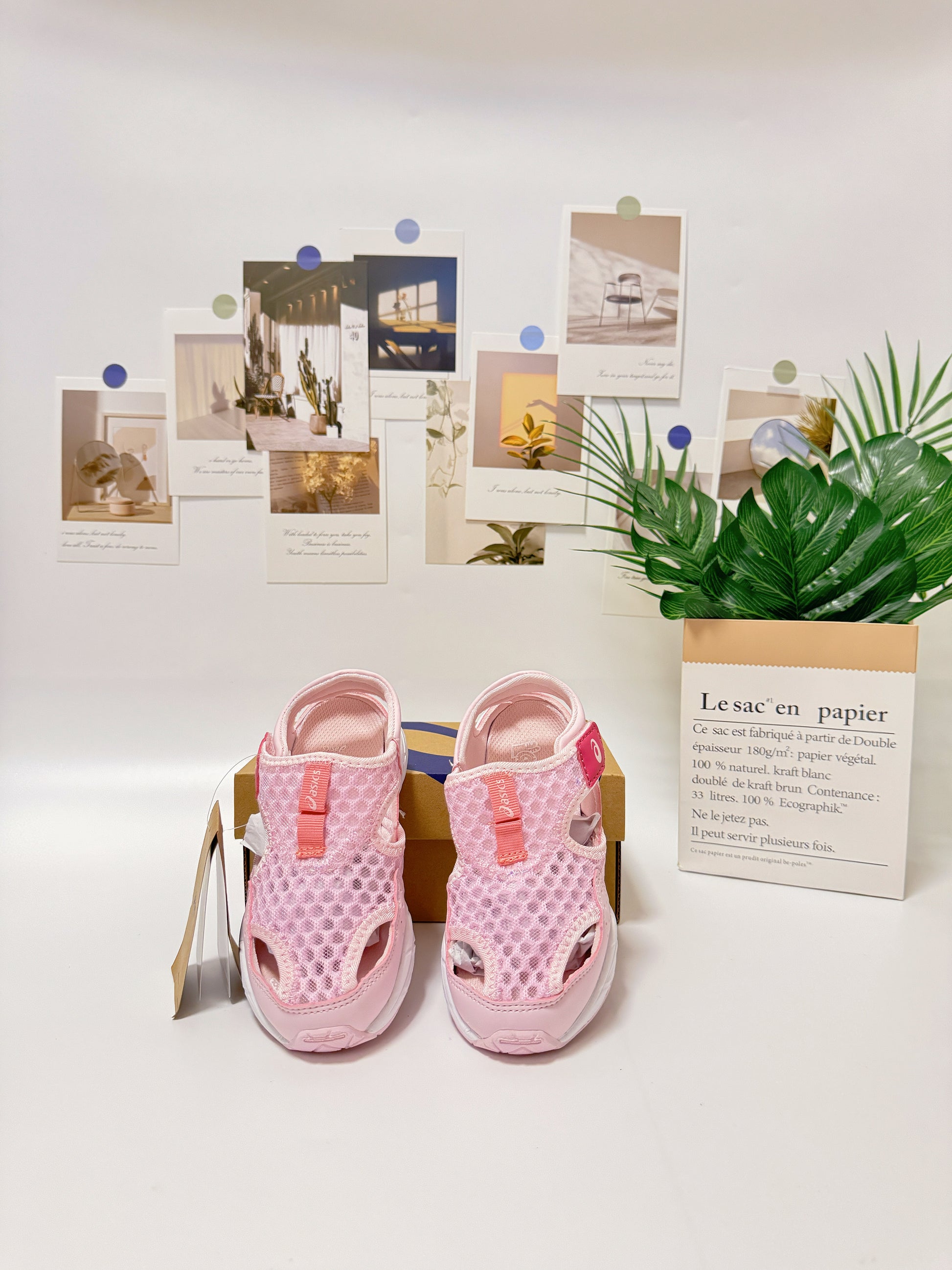YSS new Velcro sandals "pink"