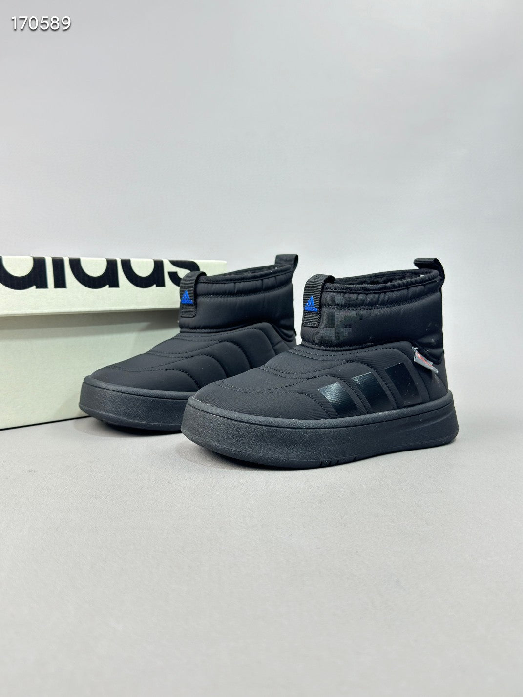 Adidas authentic ADIPUFF MID boys and girls warm" black"