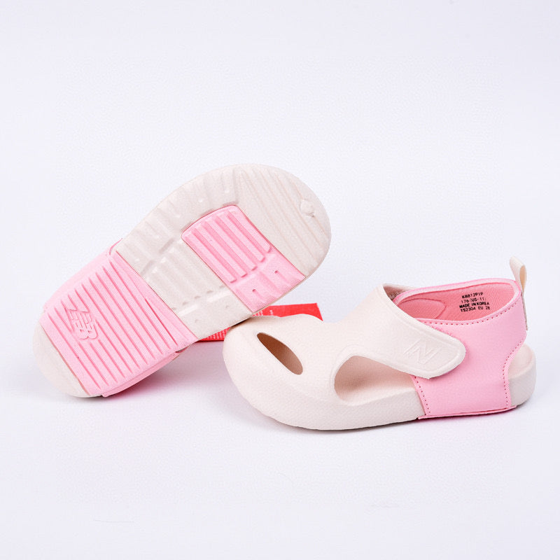 New NB closed toe sandals" pink"
