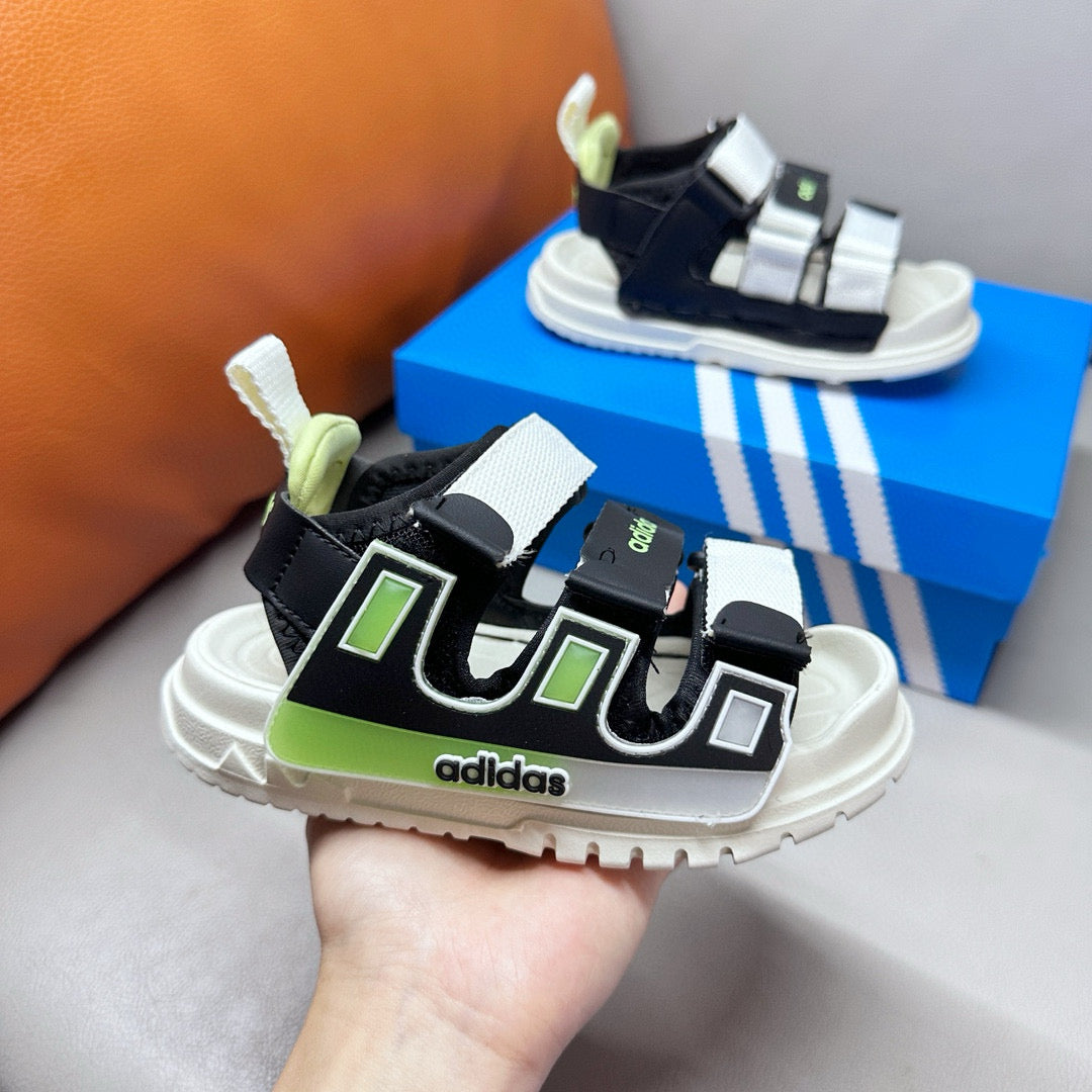Adidas Macaron Candy Children's Beach Sandals" white, black"
