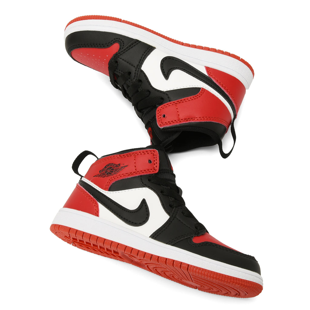 AJ-127"white, black, red"