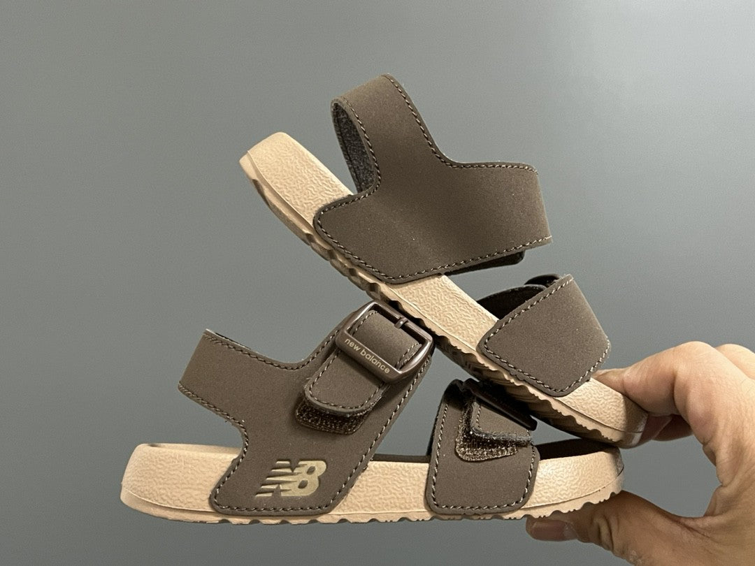 G version of Birkenstock Velcro sandals for children" medium brown"