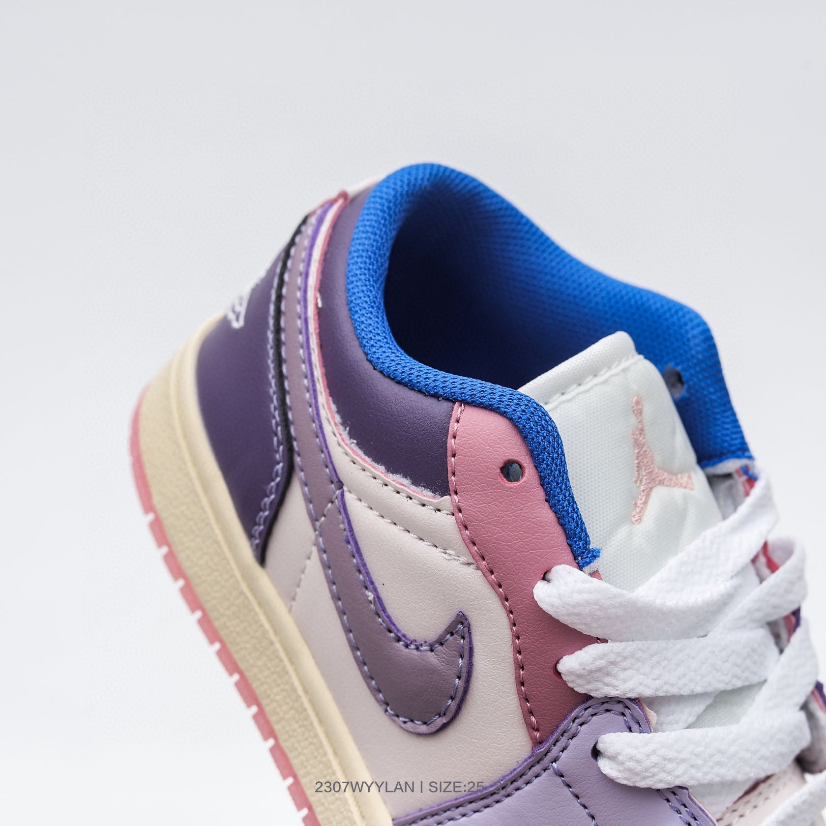 Joe 1 low-top hook series children's shoes" light and dark purple, Cream "