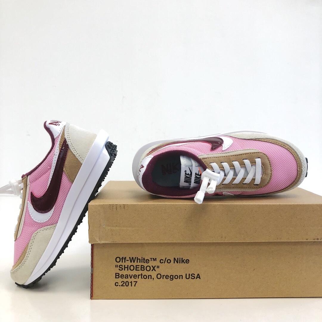 Nike Waffle Casual Jogging Shoes Deconstructed Double Hook