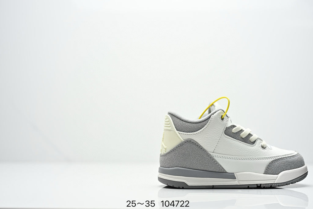 Joe 3" white, gray"