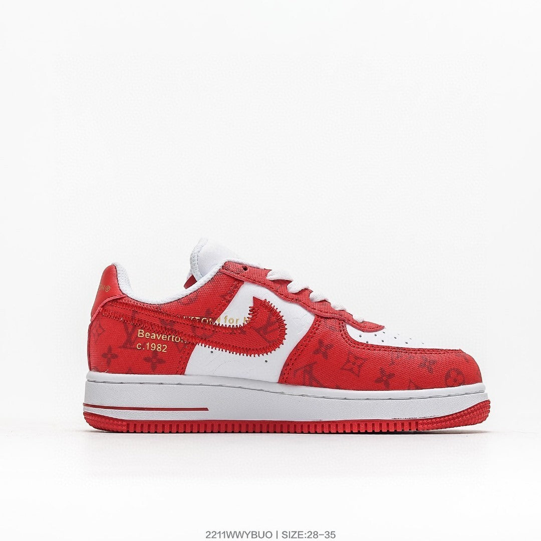 Nike Air Force 1 '07 Low-top versatile" red"