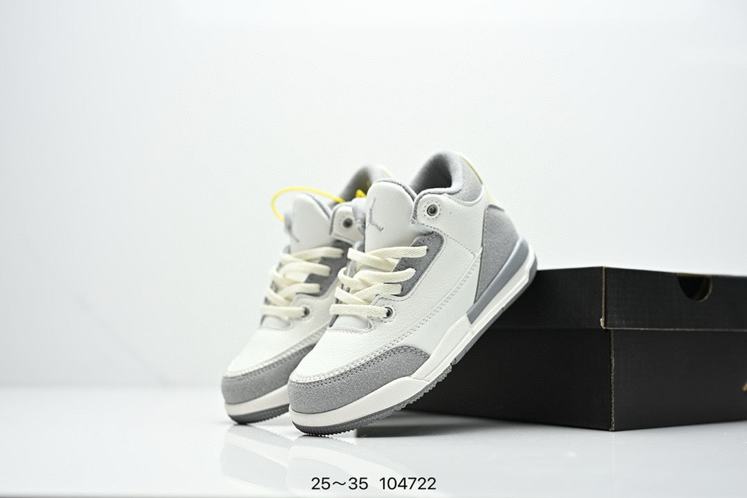 Joe 3" white, gray"