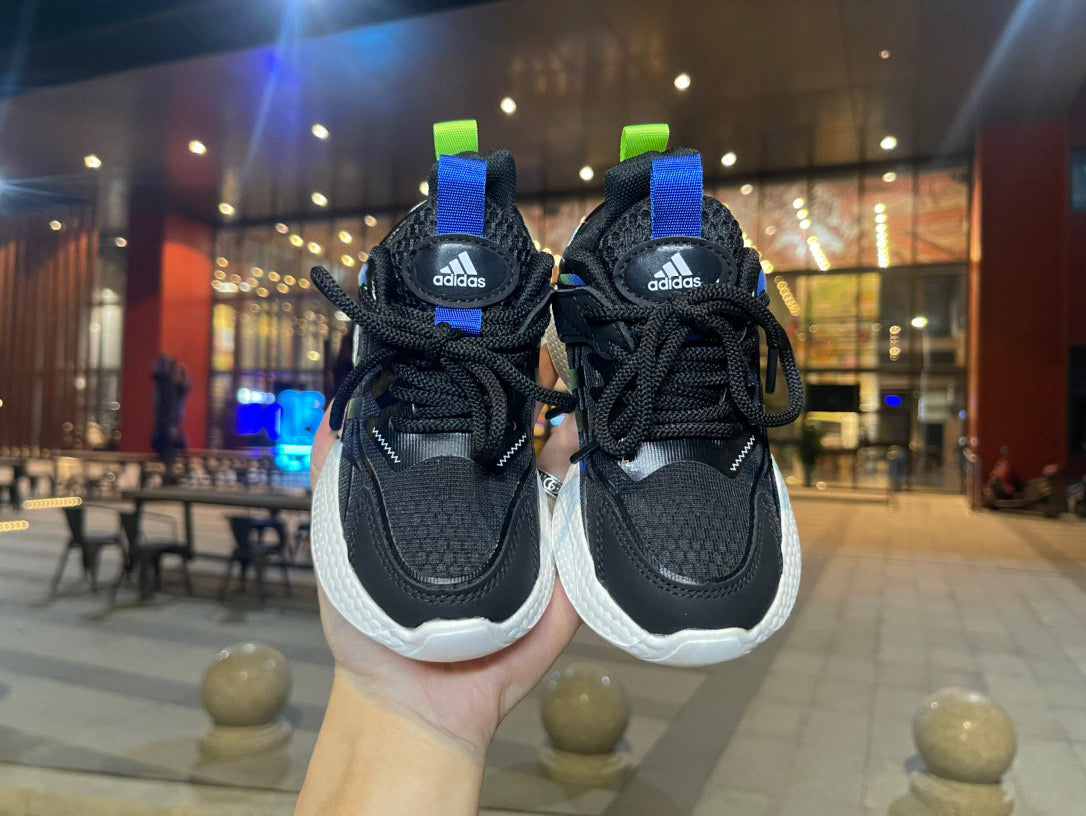 Adidas hollow running shoes" black"