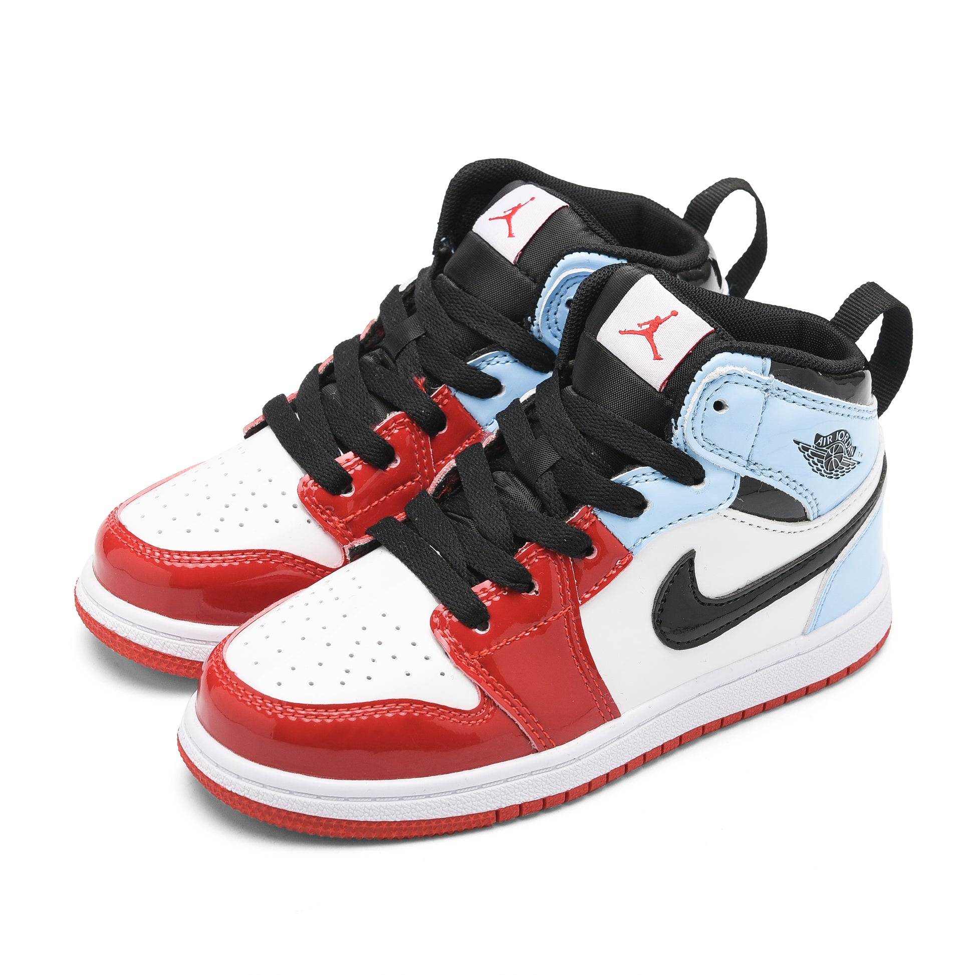 AJ-112" white, red, blue"