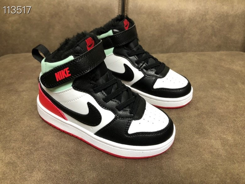 NIKE COURT Borough Mid2 JUN Air Force Workwear" white, black, red"