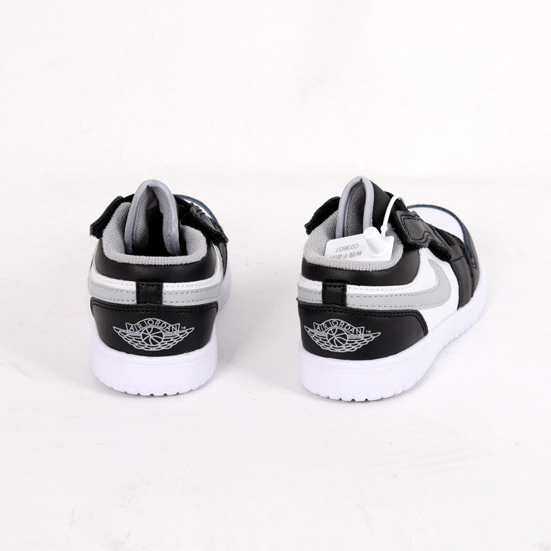 Jordan low top elastic band" white, black, gray"