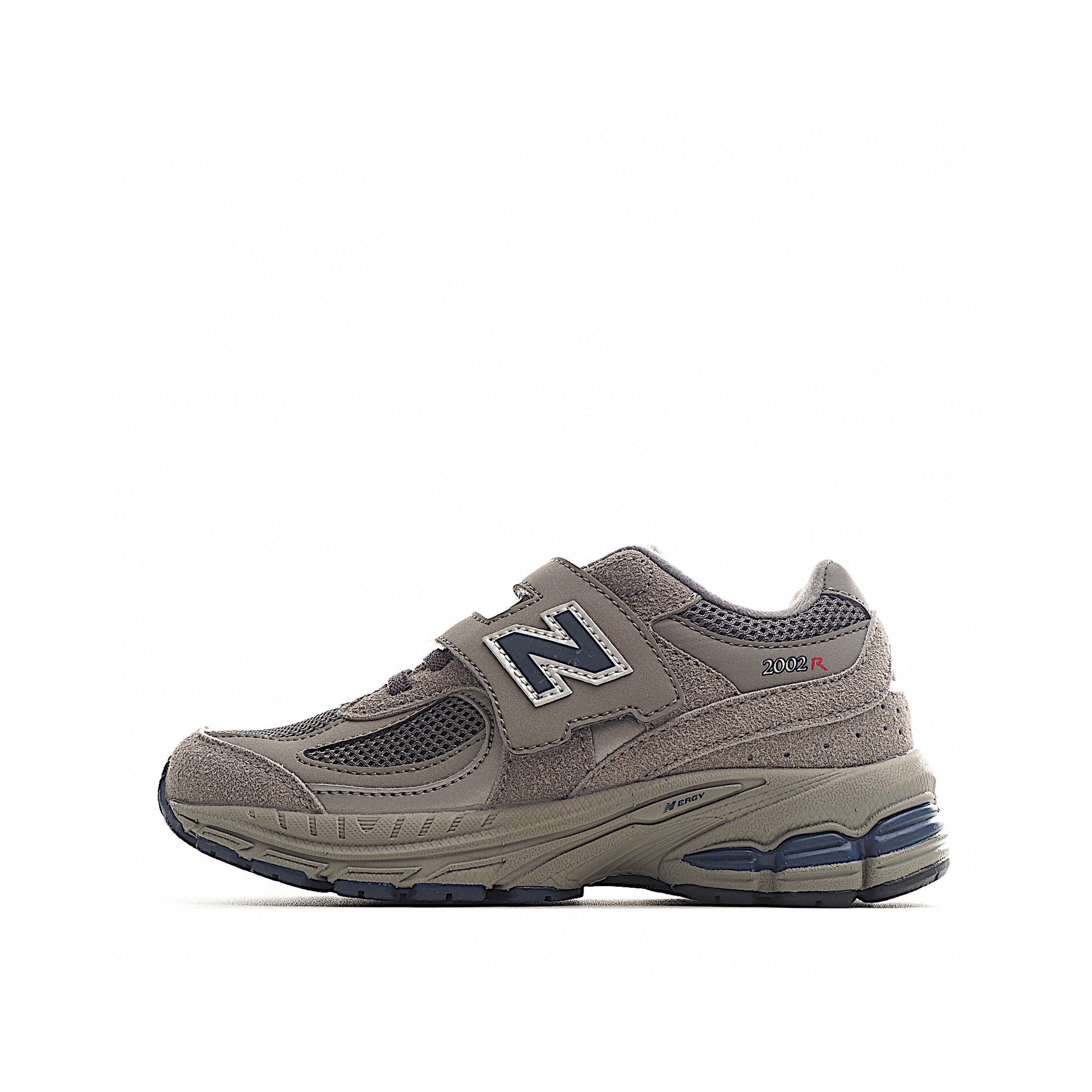NB327 Rotating Buckle Waffle Gump Children's Shoes" gray"