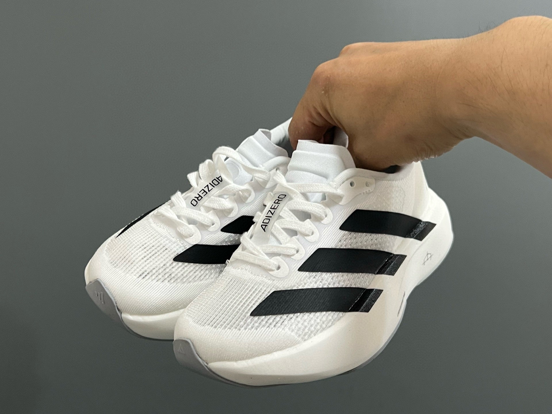 Adidas ADIZERO ADIOS PRO EVO 1" white, & black"
