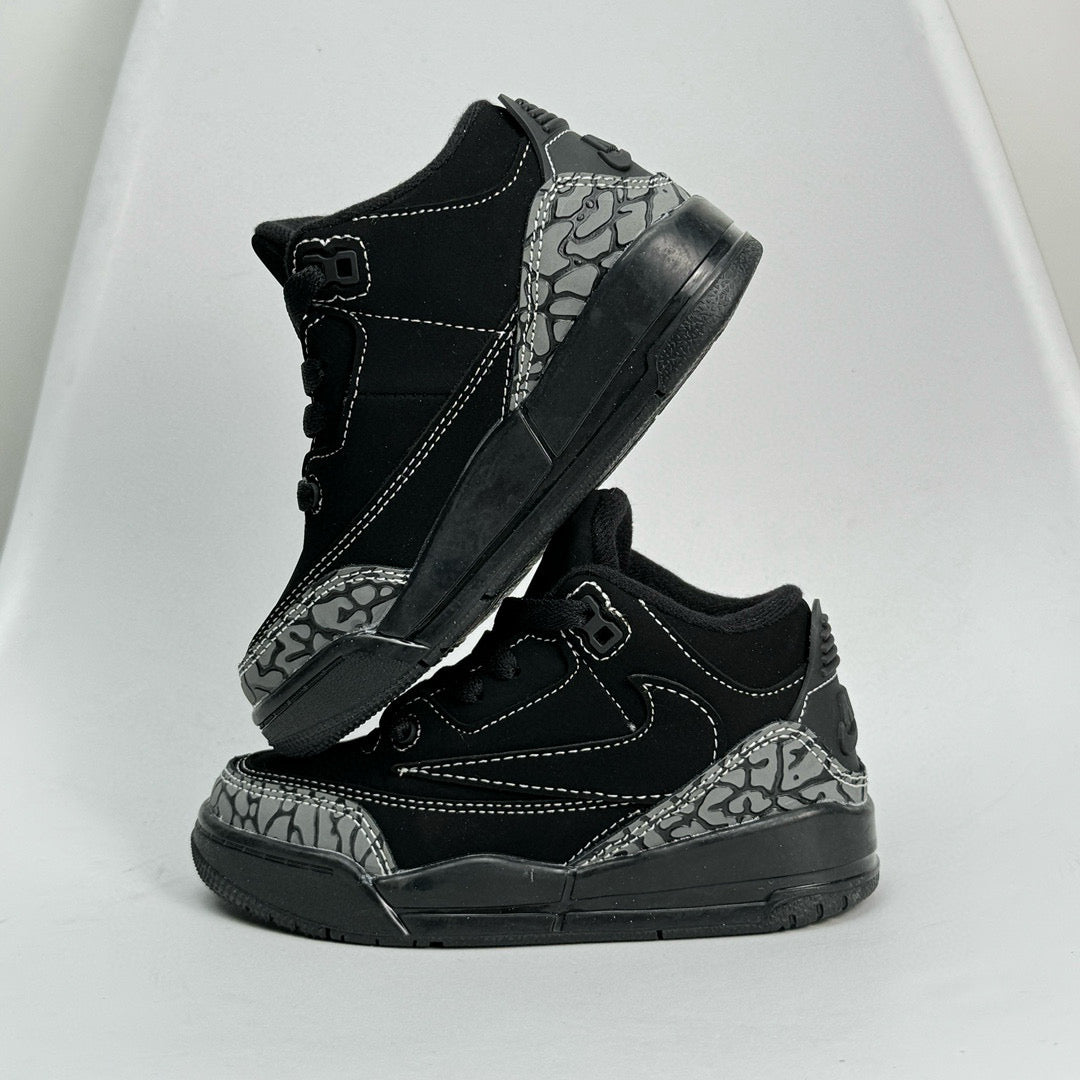 Jordan 3 children's shoes" black"