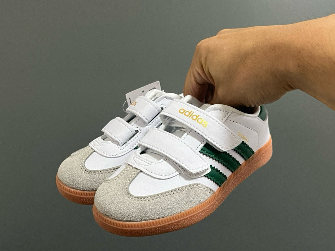 Adidas Samba Velcro Sneakers" white, green"