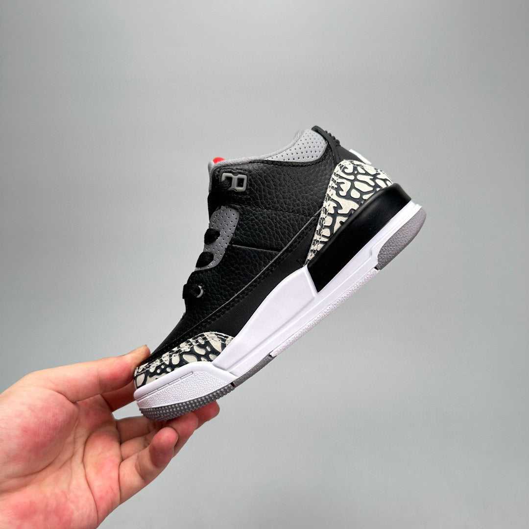 Jordan 3 children's shoes" black"