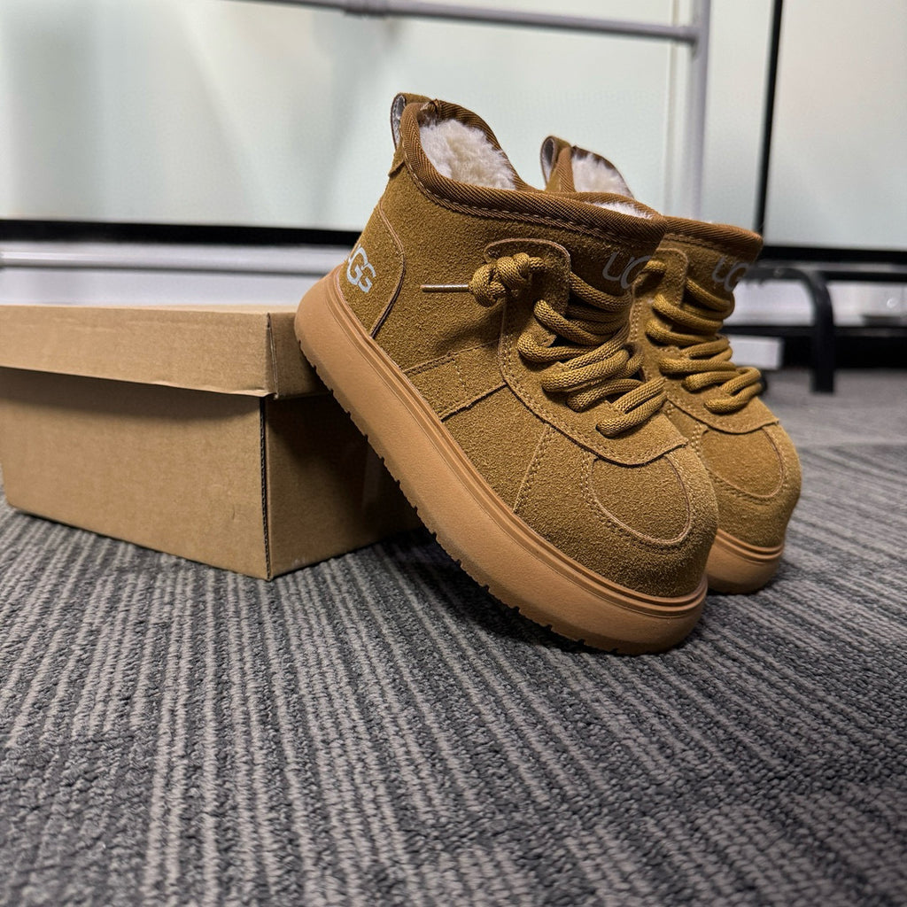 U-GG Capibara Mario Snow Boots" brown"