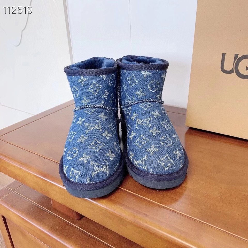 UGG Gucci Double G Logo Joint Model" deep blue"