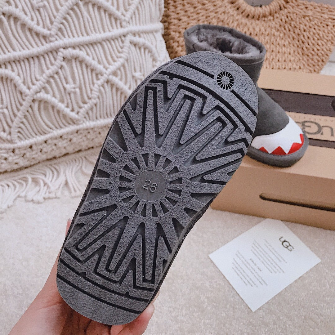 UGG children's shoes cartoon series" gray"