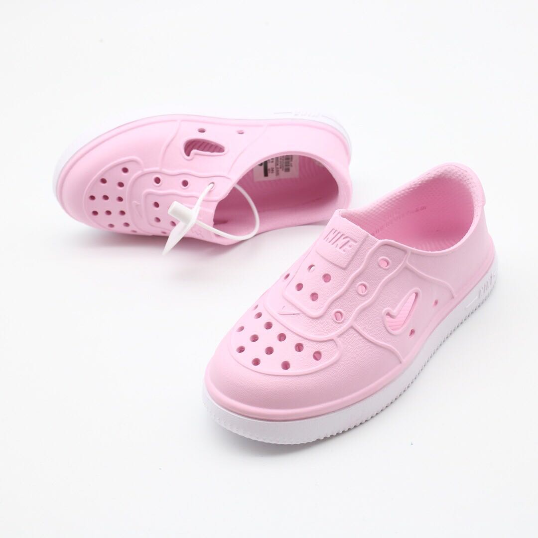 Nike Air Force Hole Shoes Beach Sandals" Pink"