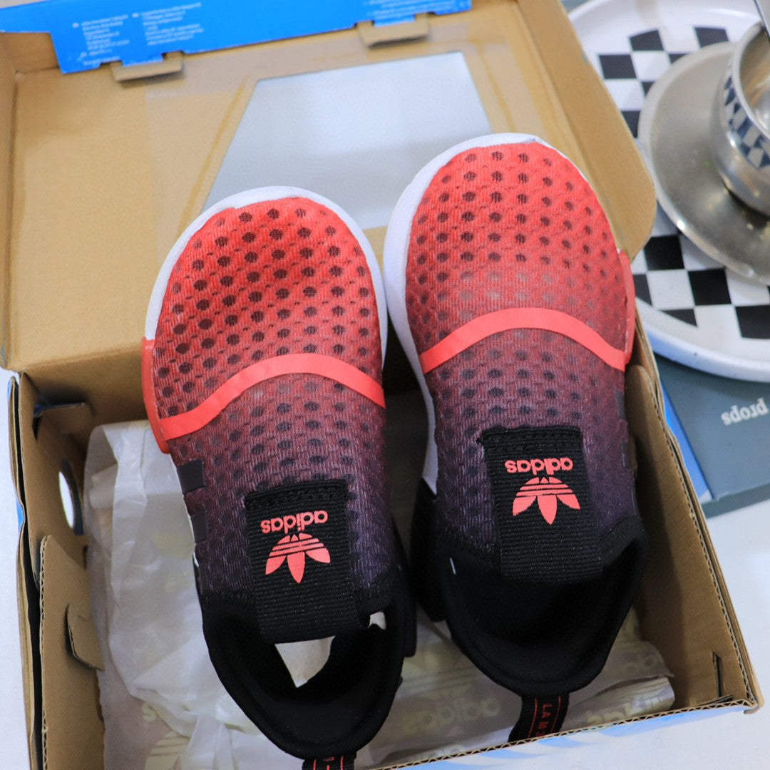 Adidas Candy Velcro Sandals "black, orange"