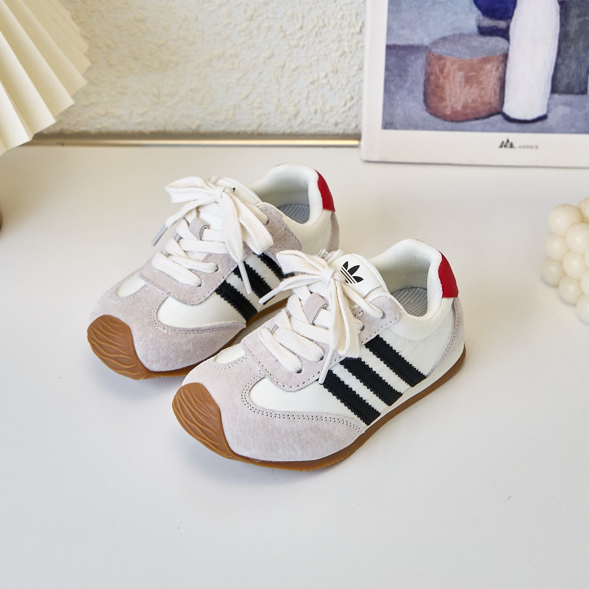 Adidas Agande training shoes" white, gray"