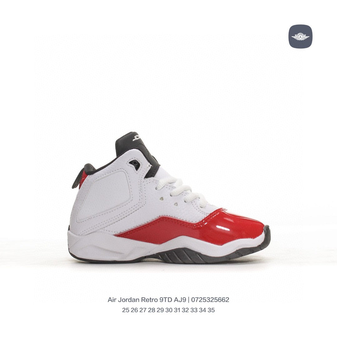 AJ12.5 generation children's retro leisure culture" white, red"