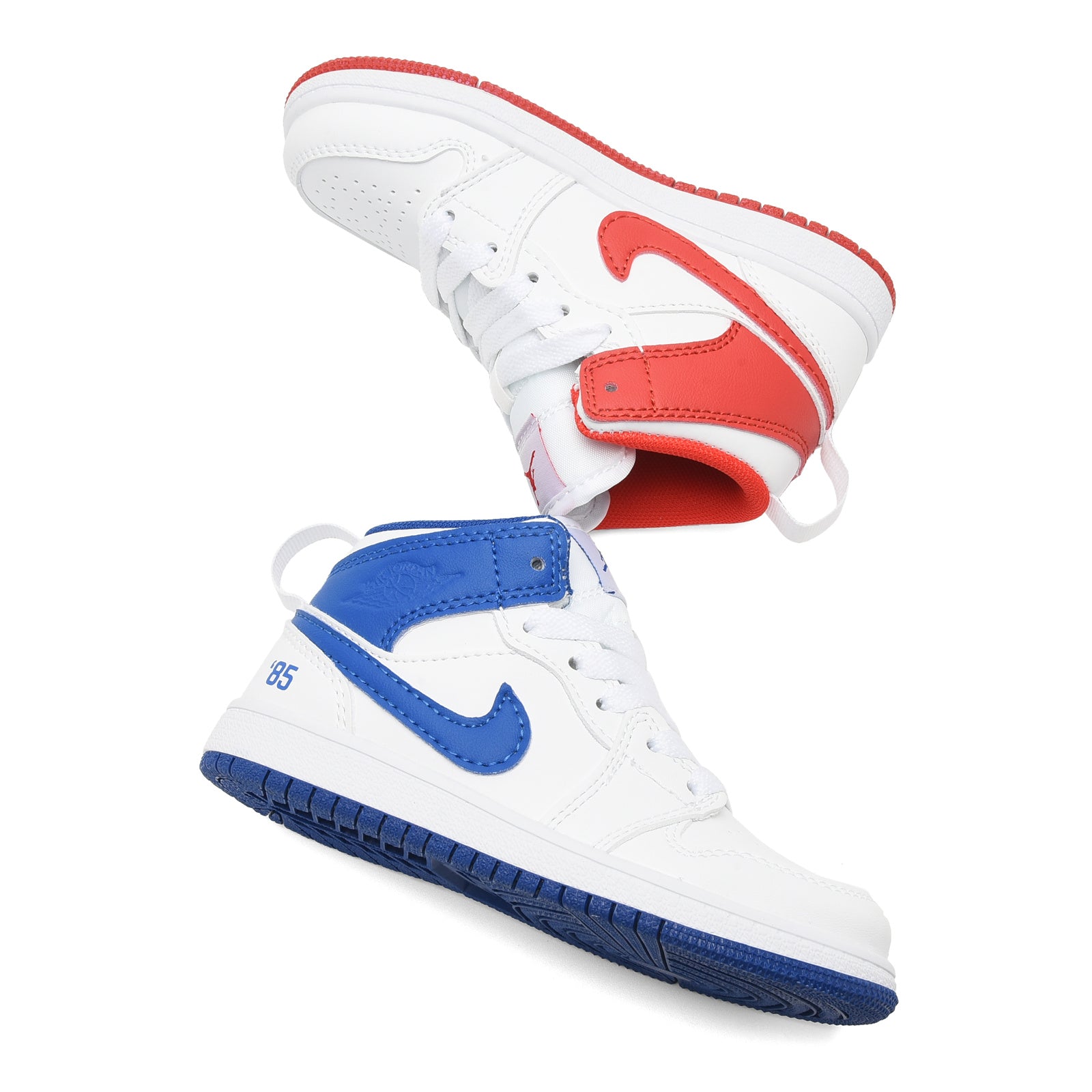 AJ-127" white, red"