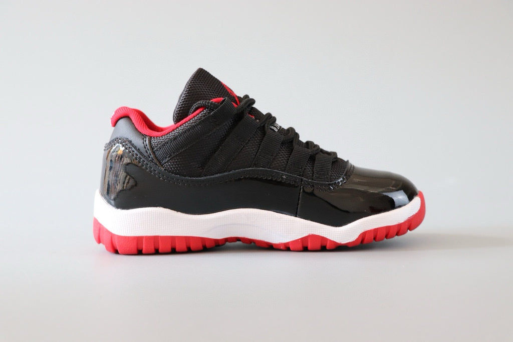 Joe 11 low-top children's shoes" black, white, red"