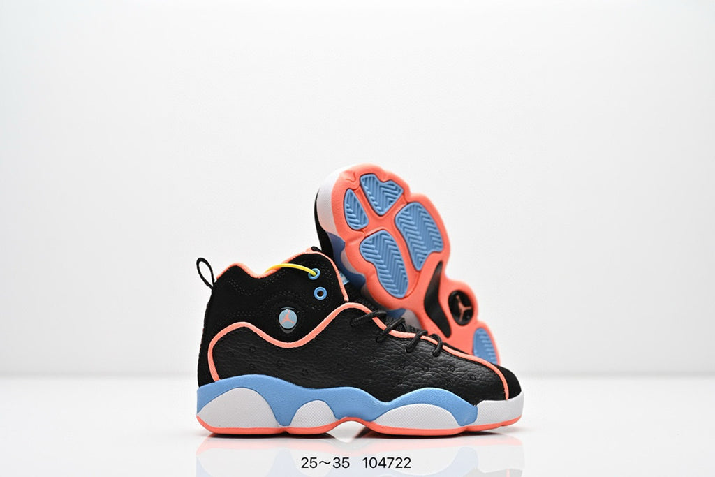 Jordan 13 children's shoes" black"