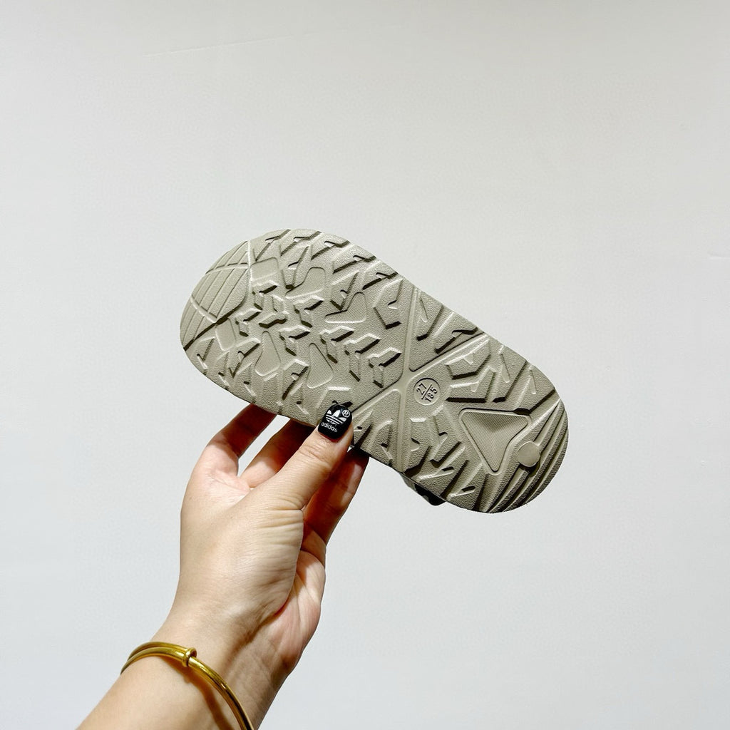 Adidas Velcro children's beach sandals"  light, muted green"