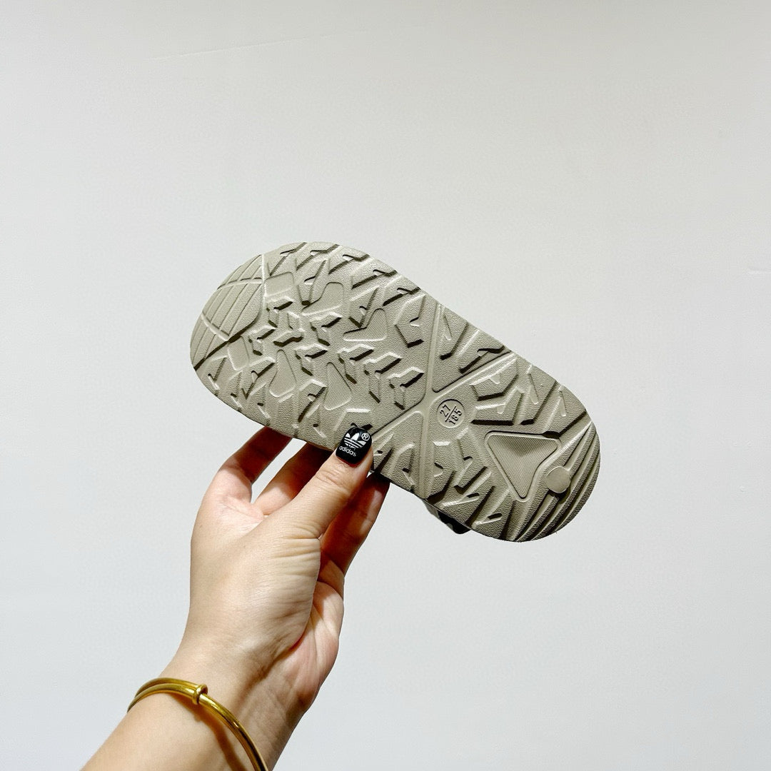Adidas Velcro children's beach sandals"  light, muted green"
