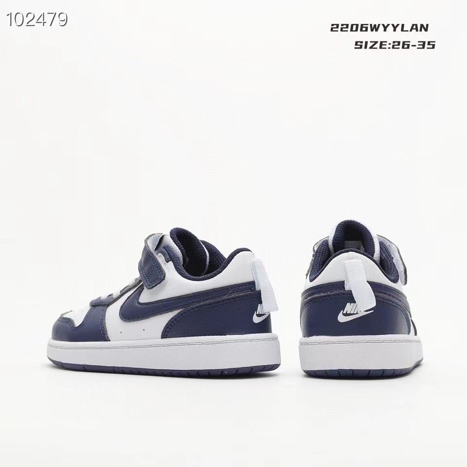 Nike Air Force 1 Low-Top" white, Navy"