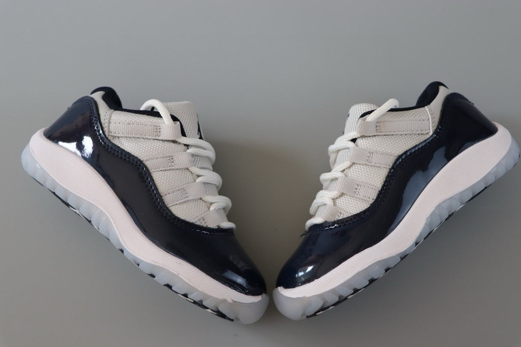 Joe 11 low-top children's shoes" white, navy"