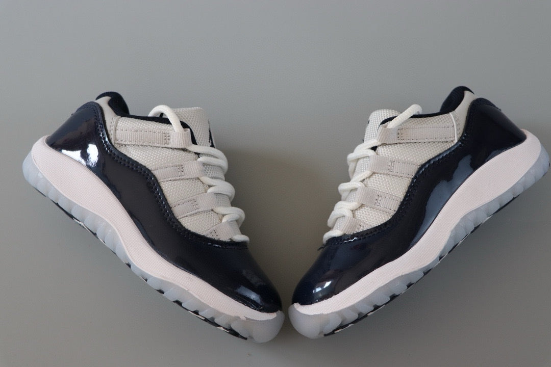 Joe 11 low-top children's shoes" white, navy"