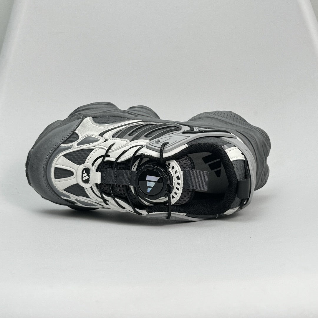 Adidas XLG Runner Deluxe runner dad shoes" silver"